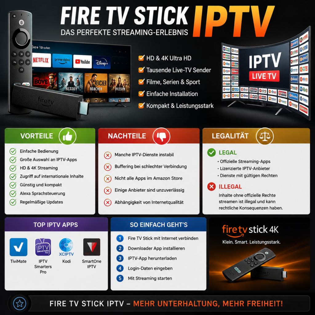 Fire TV Stick IPTV 2026  top – Die beste Streaming-Lösung 
