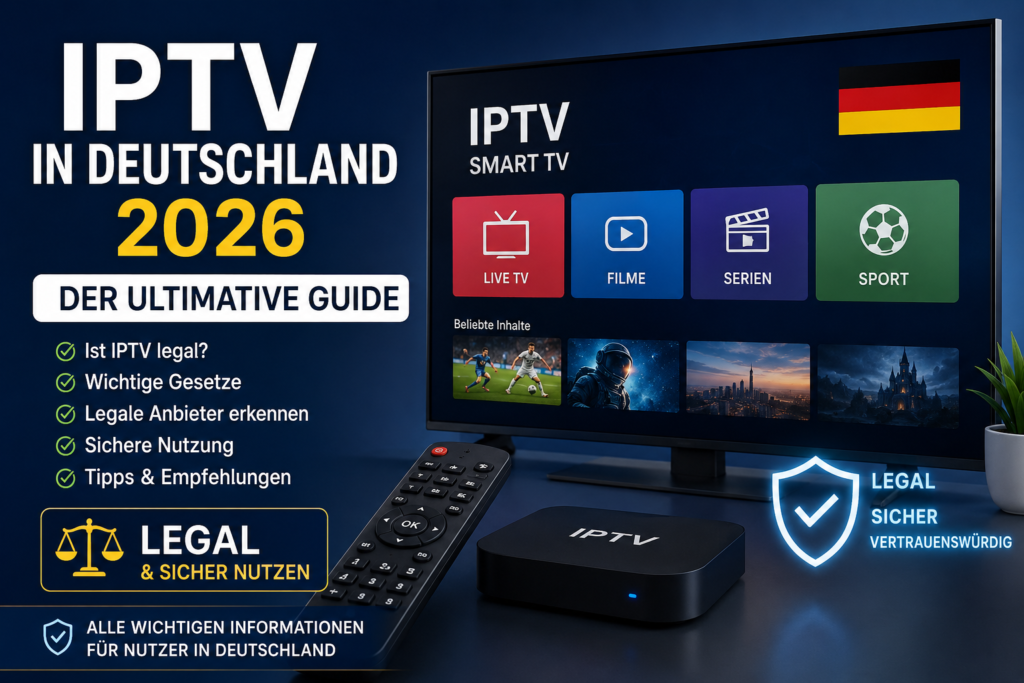 IPTV Deutschland Guide 2026 – Der komplette TOP Streaming, BESTE Smart TV